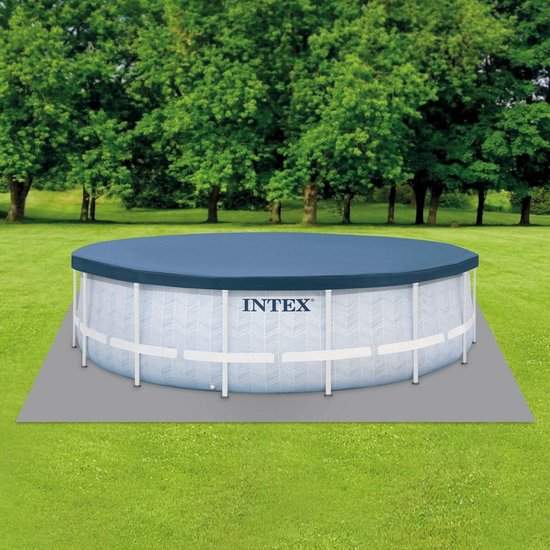 Intex - 26746NP - Kit piscine chevron rond ø 4,88x 1,22m