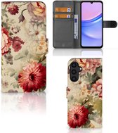 Hoesje geschikt voor Samsung Galaxy A15 Bloemen