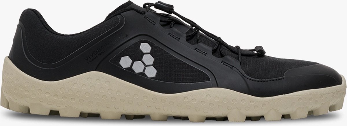 Vivobarefoot Primus Trail III All Weather FG Obsidian Mannen Barefoot Schoenen Zwart