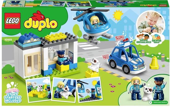 LEGO DUPLO 10900 La Moto de Police Jeu de Construction, avec