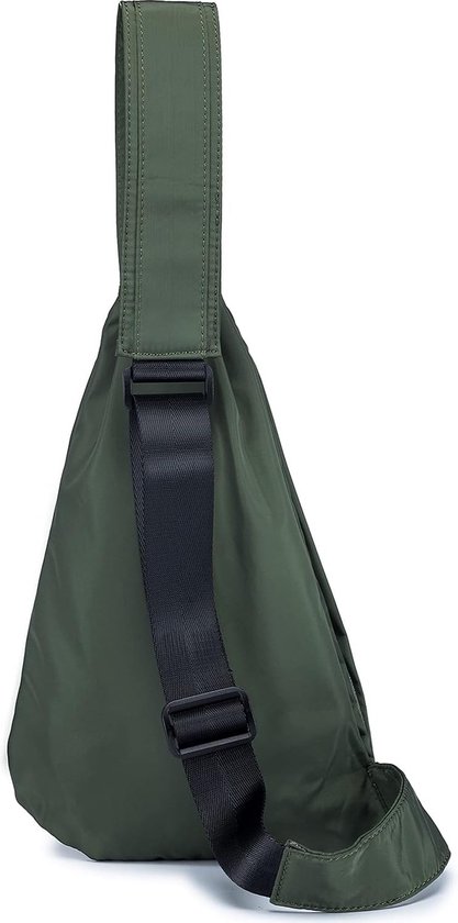 ELBULL Gebarentaal Alfabet Crossbody Tas Lichtgewicht Sling Bag - Zwart, Eén Maat