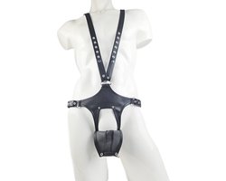 BamBella® - Pak BDSM kleding broek voor mannen - open kruis