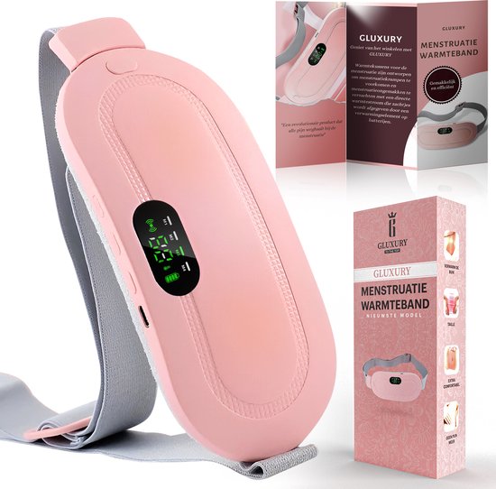 Gluxury Menstruatie Warmteband - Verwarmde Menstruatieband - - Gluxury - €27,95