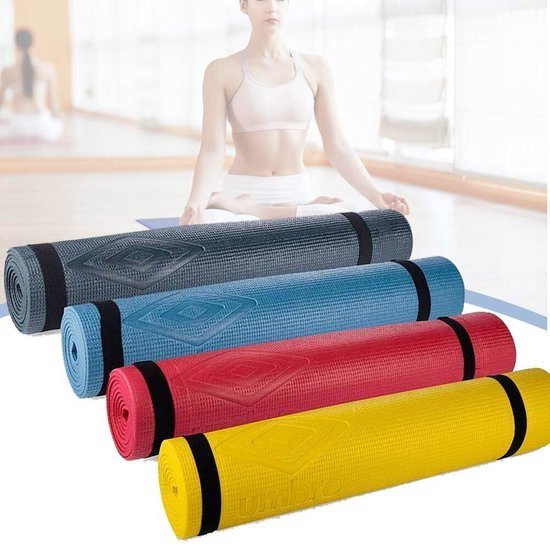 Umbro Folding Gymnastics Mat, 174 X 62 Cm, Yoga Mat, Non-Slip