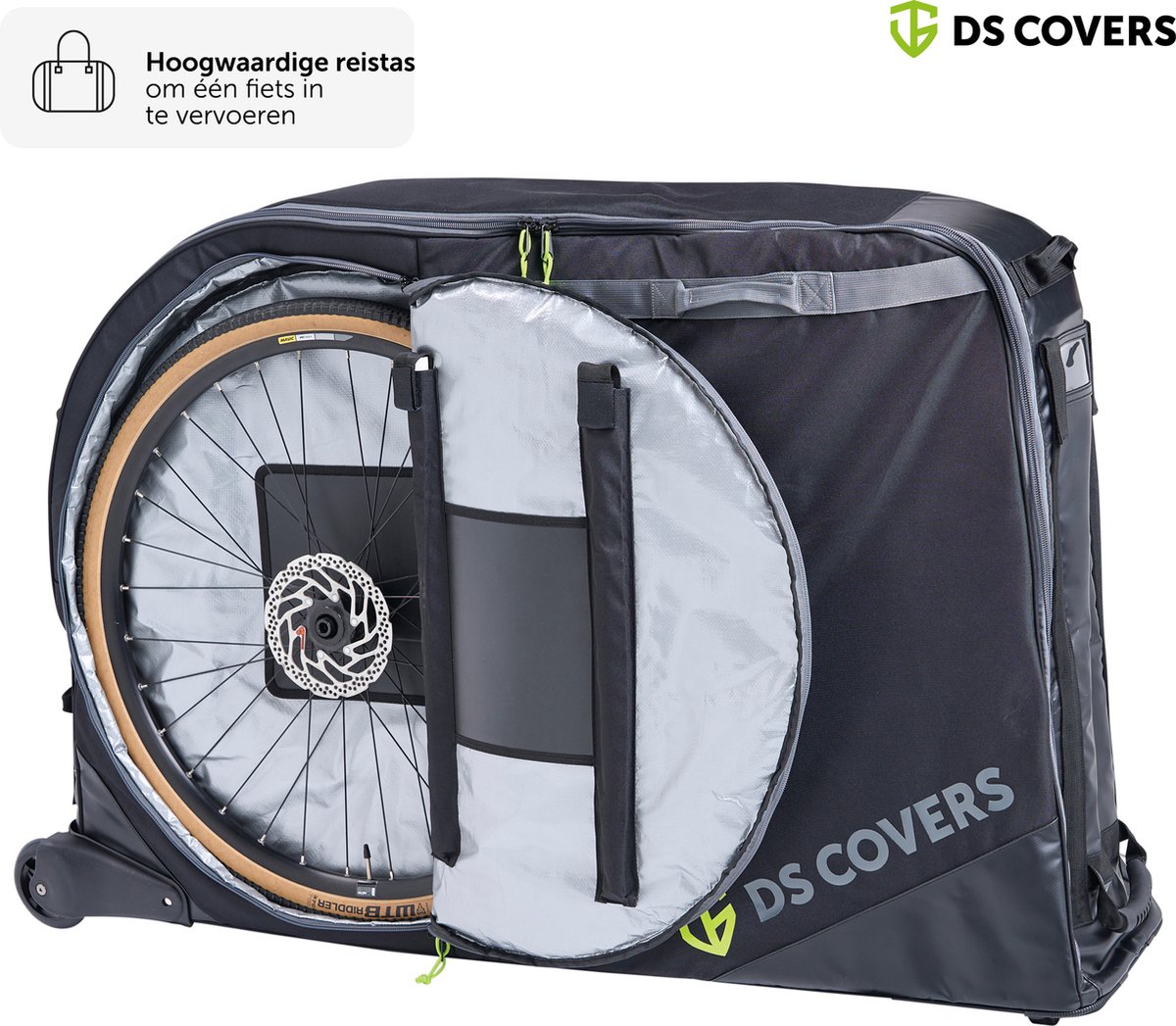 ARROW fietstransporttas van DS COVERS - Hoogwaardige Reistas - Bescherming één fiets - Eenvoudig vervoeren