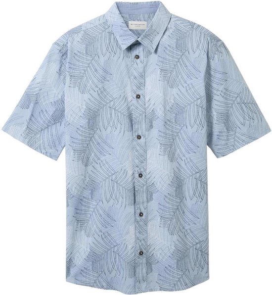 Tom Tailor Overhemd Comfortabel Overhemd Met Print 1040128xx10 35094 Mannen Maat - M