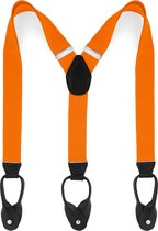 Trendhim Brede orange splitknoop bretels voor heren