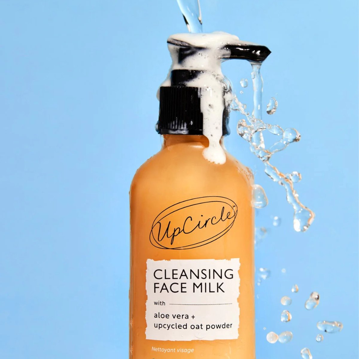 UpCircle Moisturizer - Reinigingsmelk - Arganpoeder - Haverpoeder - Veganistisch - Luxe Verzorging - Natuurlijke Ingrediënten - Stralende Huid