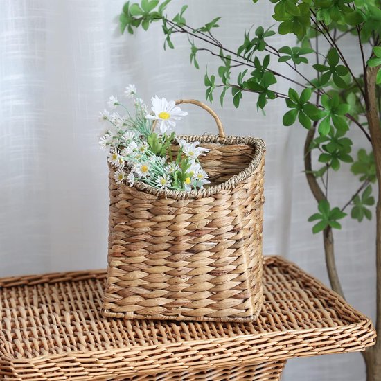 StorageWorks Rieten Manden Voor Het Organiseren Van Opbergmanden Met Ingebouwde Handgrepen Waterhyacint Planken Medium 2 Pack Natuurlijke Hyacint~p123486989