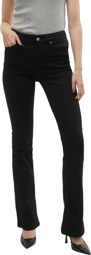 Vero Moda Flash Flared Fit Li140 Spijkerbroek Zwart XL / 32 Vrouw