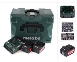 Metabo 685065000 18V Li-Ion accu starterset (2x 5.2Ah) + lader in Metaloc