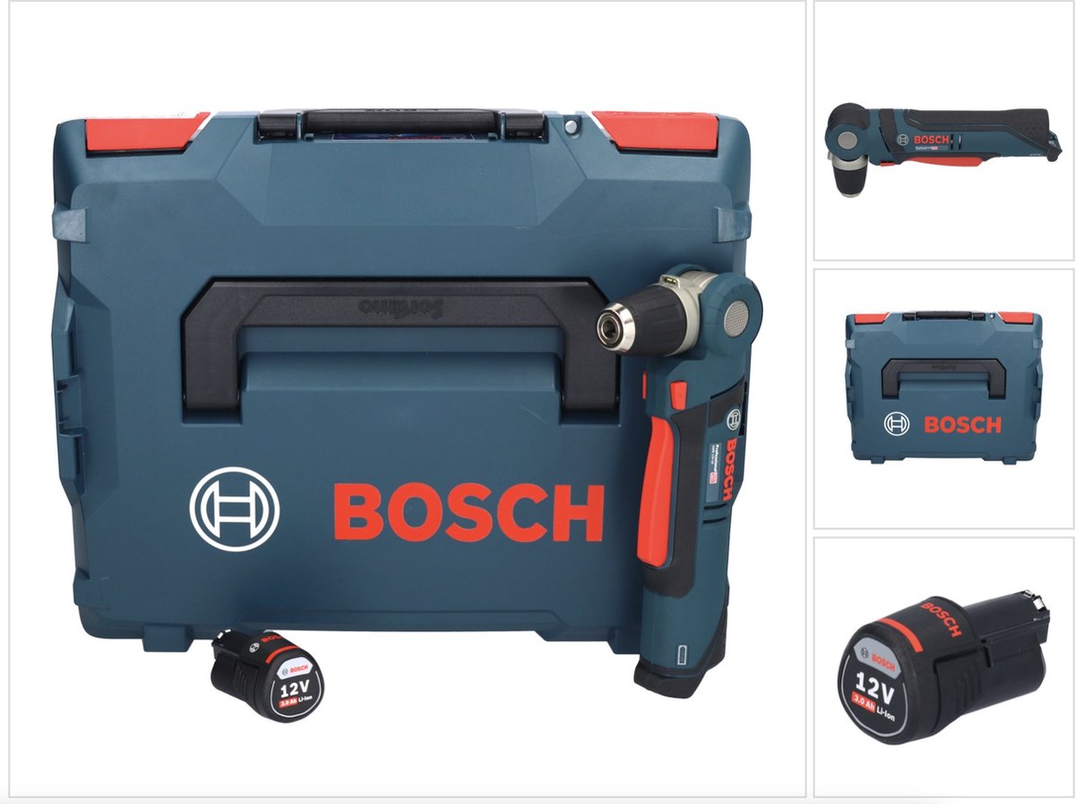 Bosch Professional GWB 12V-10 accu haakse boormachine 12 V + 1x accu 3.0 Ah + L-Boxx - zonder oplader