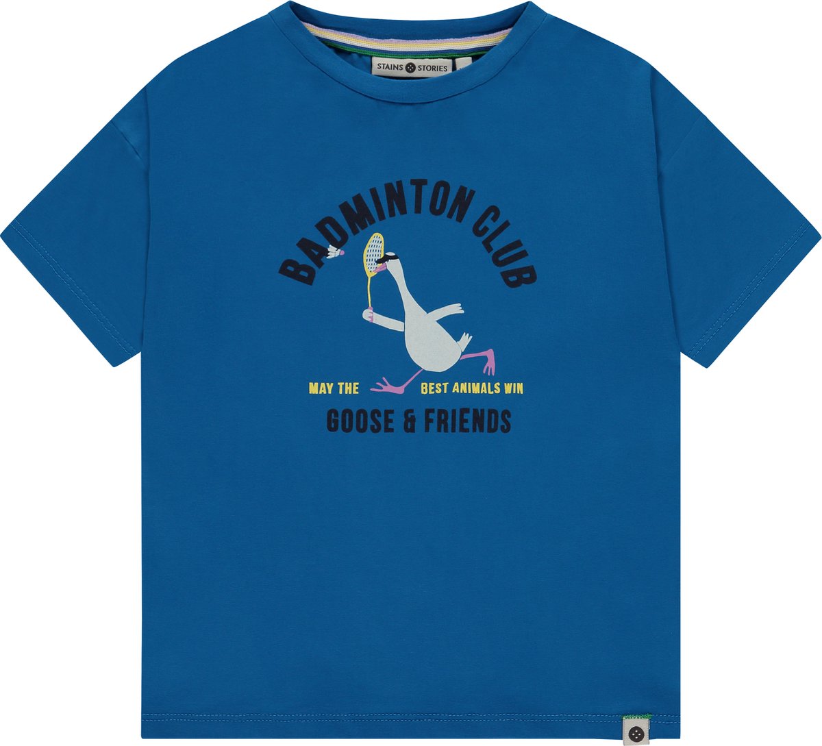Stains and Stories boys t-shirt short sleeve Jongens T-shirt - river - Maat 122