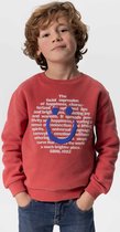 Sissy-Boy - Rode sweater met smiley print