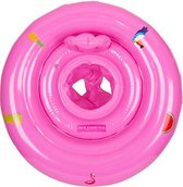 Baby Zwemzitje roze - Baby zwemband - Baby Zwemring - Baby zwemstoel - Baby Float - Band Zitje - Opblaasbaar - 0-1 jaar - Swim Essentials