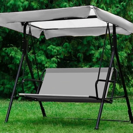 PETELA Vervangende schommelstoelhoes, tuinschommel stoelhoes hangmat stoel tuinmeubelen schommel stoel buiten tuinstoelhoezen bankhoes (138 cm x 52 cm x 52 cm, beige