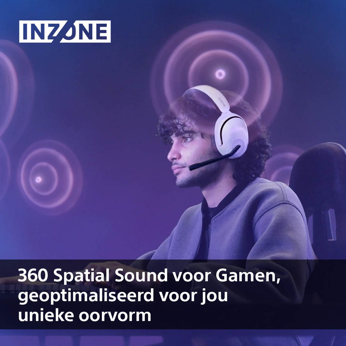 Sony INZONE H5 - Draadloze Game koptelefoon - Wit thumbnail 8