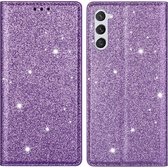 Coverup Étui à Glitter pour Samsung Galaxy S24 Plus - Violet
