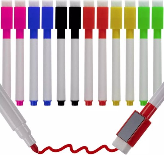 Maaleo Droogwisbare Markers: Levendige Kleuren voor Whiteboards en Meer