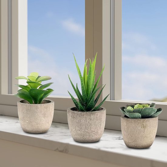 Kunstplant Agave in pot groen H 40 cm kopen