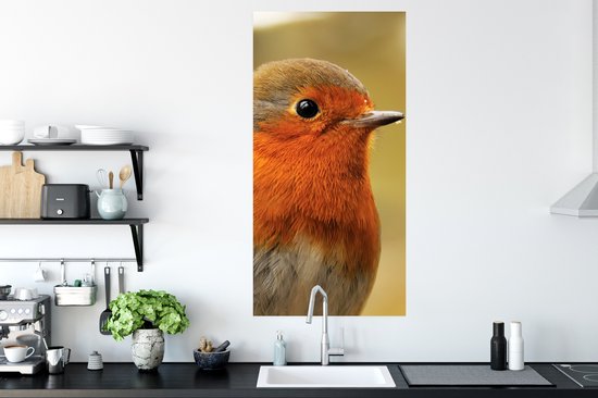 Affiche Vogel - Rouge-gorge - Portrait - 60x120 cm