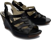 Clarks Silver Beech - sandale pour femme - noir - taille 41 (EU) 7 (UK)