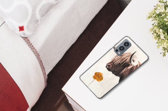 Coque OnePlus Nord 2 5G - Highlander écossais - Vintage - Bloem - Siliconen