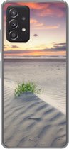 Geschikt voor Samsung galaxy a73 hoesje - Zonsondergang in een landschap in Nederland - Siliconen Telefoonhoesje