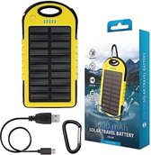 Velox Solar charger - Solar oplader - Solar charger zonnepaneel - Solar charger powerbank - Geel
