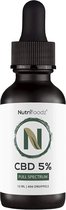 Nutrifoodz – CBD Oil 5% – Natuurlijke Stressverlichting – 400 Druppels