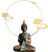 Boeddha Standbeeld Buddha Thailand Buda Decoratief Beeldje Handgemaakte Boeddhisme Meditatie Home Decor 16CM