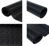 vidaXL Rubberen anti-slip vloermat 2x1m stippen - Vloermat - Vloermatten - Antislipmat - Anti Slipmat