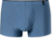 SCHIESSER Long Life Soft boxer (1-pack) - heren shorts oceaanblauw gestreept - Maat: 3XL