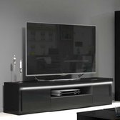 SCIAE- TV Meubel Tv-meubel Siola 2 deuren & 1 lade - 180cm - Zwart