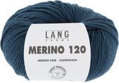 Lang Yarns Merino 120 133 blauw/groen