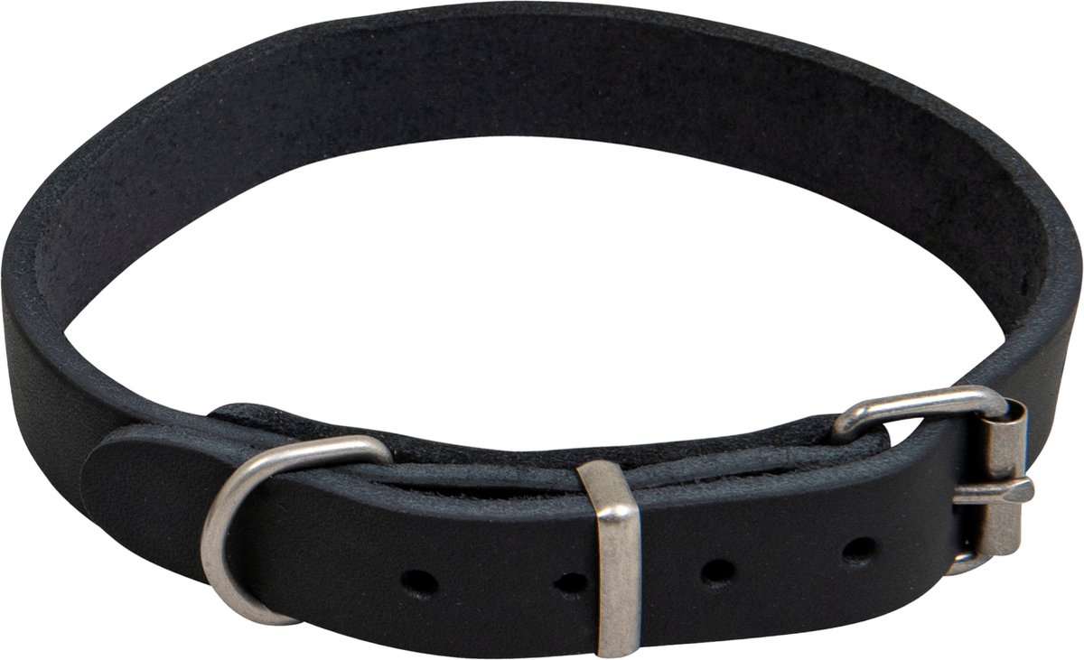 Animal Boulevard Ab30009 - Hals- En Leibanden - Hond - Ab Country Leather Halsband Zwart-18mmx34-46cm - Maat: 18mmx34-46cm - 199462