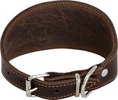 Jack And Vanilla - Halsbanden - Vetleder Windhondhalsband - Bruin - 42cm 45/4402