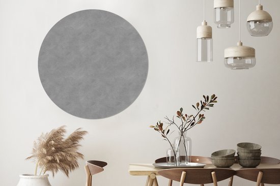 WallCircle - Wandcirkel - Muurcirkel - Leer - Structuur - Dieren - Aluminium - Dibond - ⌀ 120 cm - Binnen en Buiten XXL