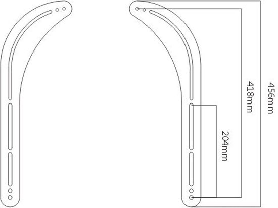 Cavus SBU01 Universele Soundbar beugel - Geschikt voor Universele VESA TV Muurbeugel van Cavus — afbeelding 3