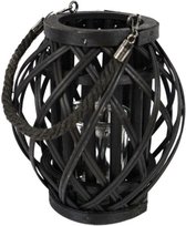 Lanterne Hamada noire 22 cm
