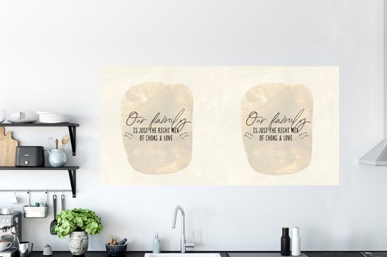 Muurstickers - Sticker Folie - Familie - Ouders - Quotes - 160x80 cm - Plakfolie - Muurstickers Kinderkamer - Zelfklevend Behang - Zelfklevend behangpapier - Stickerfolie