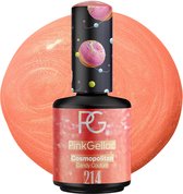 Pink Gellac Glanzende Oranje Gel Lak 15ml - Gelnagels Producten - Gel Nails - 214 Cosmopolitan