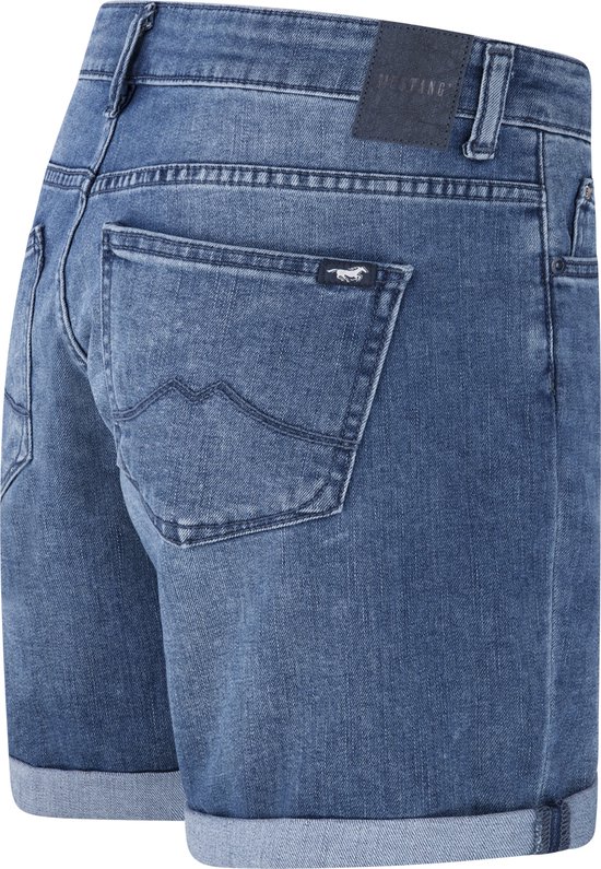 Mustang Bermuda court femme régulier/droit Blauw