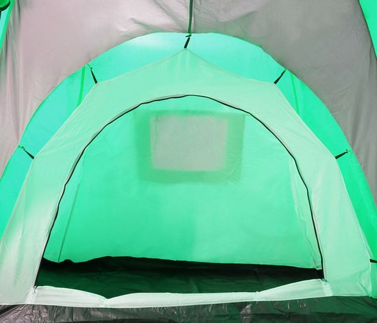 Campingtent Loksa, 6-persoons koepeltent Iglo tent Feesttent, 6 personen ~ groen van Camping — afbeelding 5