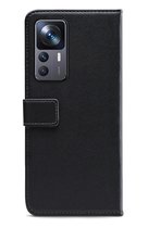 Mobilize Telefoonhoesje geschikt voor Xiaomi 12T Hoesje | Mobilize Classic Gelly Wallet Bookcase Portemonnee | Pasjeshouder voor 2 Pasjes | Telefoonhoesje voor Pinpas / OV Kaart / Rijbewijs - Zwart