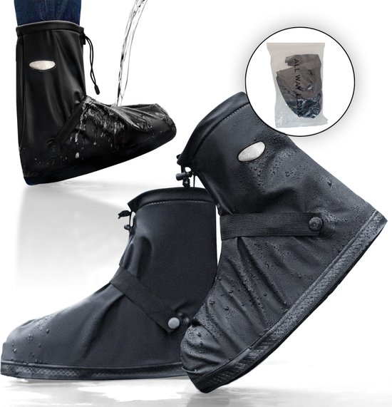 Overschoenen Waterdicht - Regenschoenen Fiets - Schoenhoesjes - Zwart - Maat 37-39 — afbeelding 5