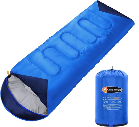 Zusentee Slaapzak voor volwassenen, ultralicht, compact, 3-4 seizoenen, licht, winterslaapzak, waterdicht, voor kamperen en wandelen, paars