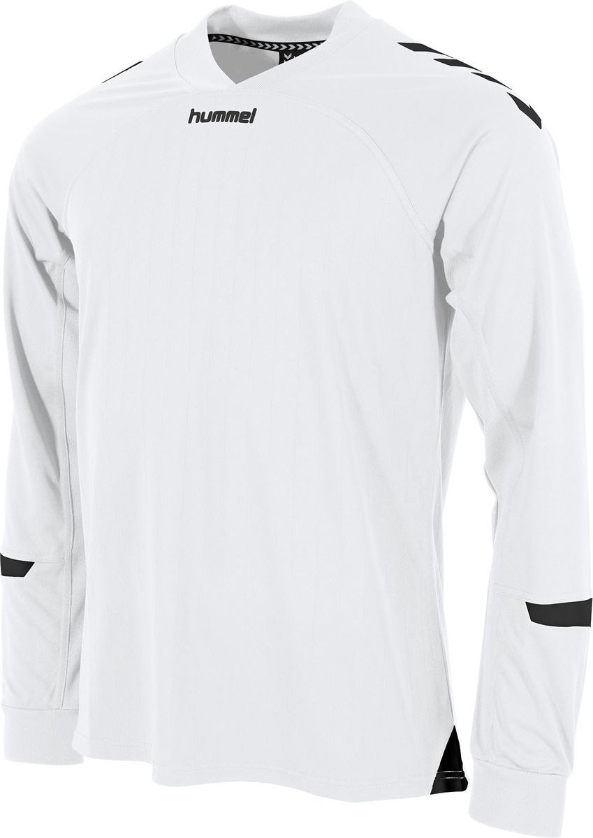 Hummel Fyn Voetbalshirt Lange Mouw Heren - Wit / Zwart | Maat: XXL
