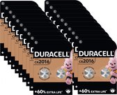 Duracell Batterij Lithium - 3V 2016 - 20 stuks