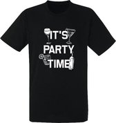 It's party time heren t-shirt | carnaval | festival | koningsdag | maat L